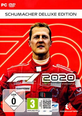 Capa do F1 2020 - Schumacher Edition PC