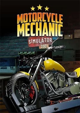 Capa do Motorcycle Mechanic Simulator 2021 Torrent PC