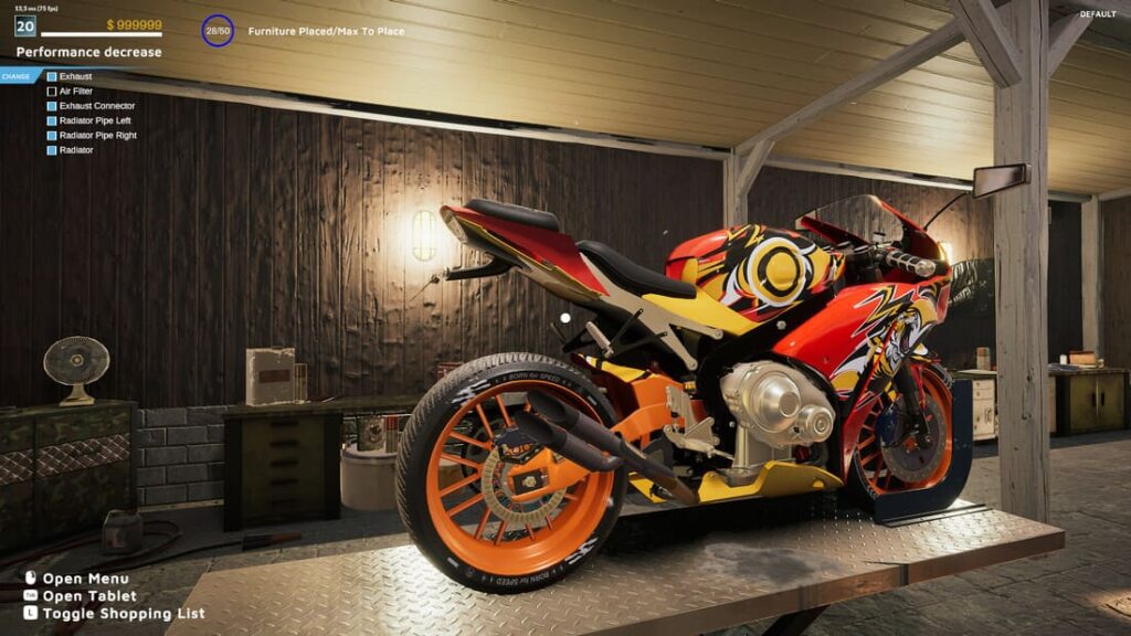 Imagem do Motorcycle Mechanic Simulator 2021 Torrent PC